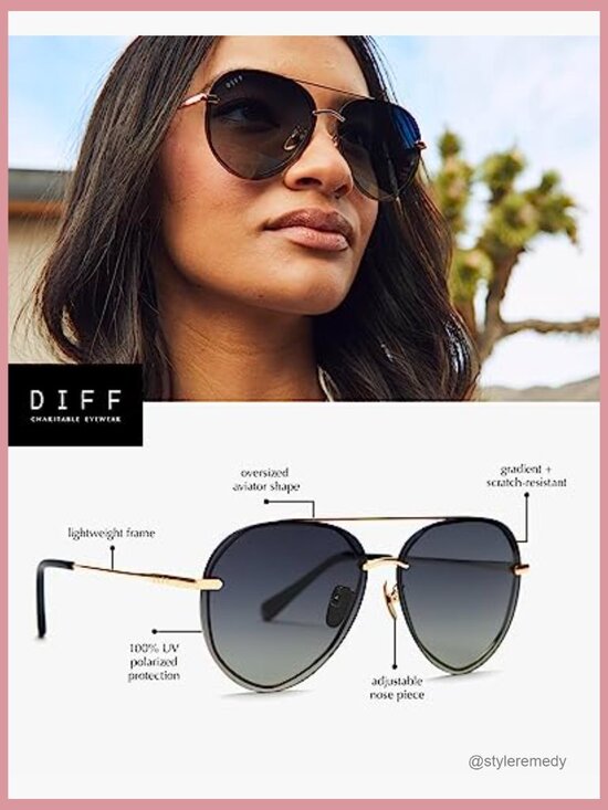 Polarized Aviator Sunglasses with Gold Stainless Steel Frames main image 6